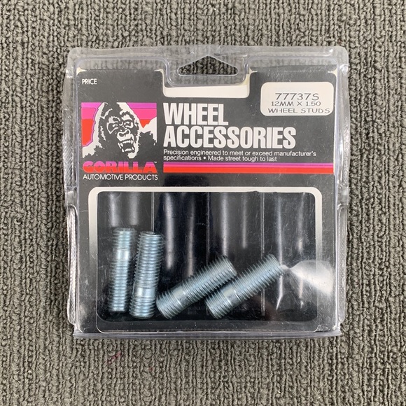 2 Pack Gorilla Wheel Studs 12MM X 1.50 Wheel Accessories Lug Nuts 8 total 77737S - Picture 5 of 11